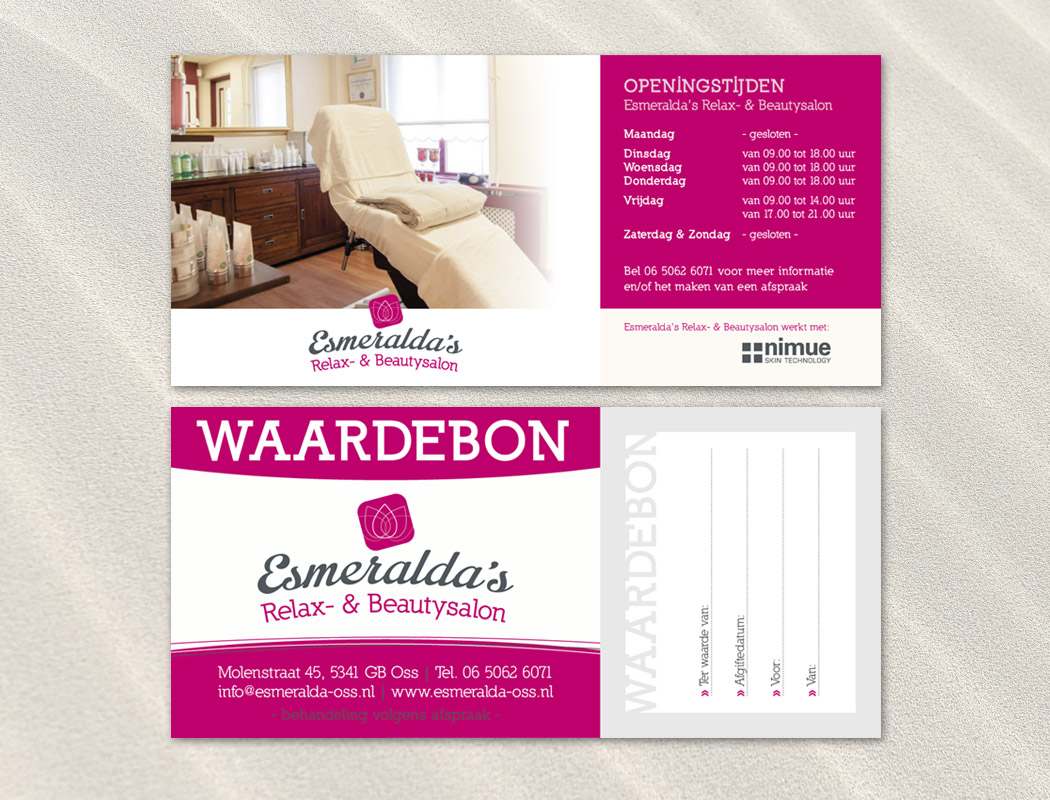 Waardebon Esmeralda's Relax- & Beautysalon