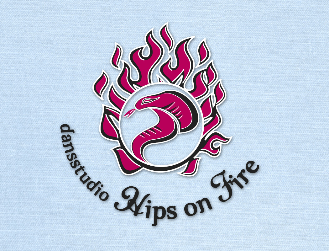 Logo Dansstudio Hips on Fire Oss